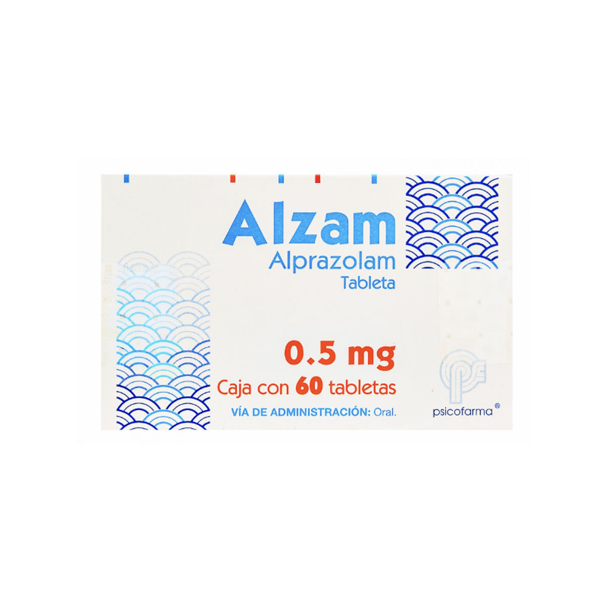 ALZAM TABS 0.50 MG C/60