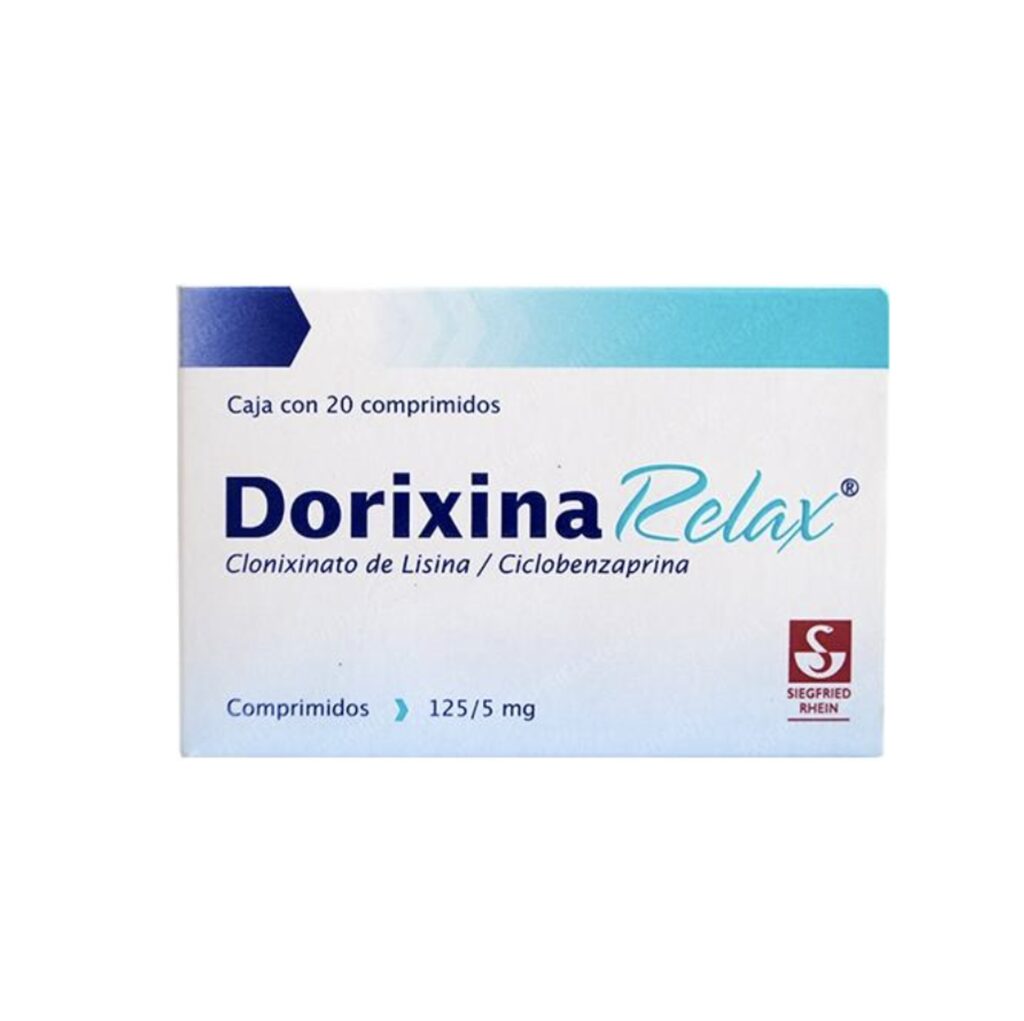DORIXINA RELAX 125/5 MG/MG 20 COMP LISINA