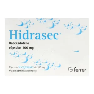 HIDRASEC 100MG C/9 CAPS.