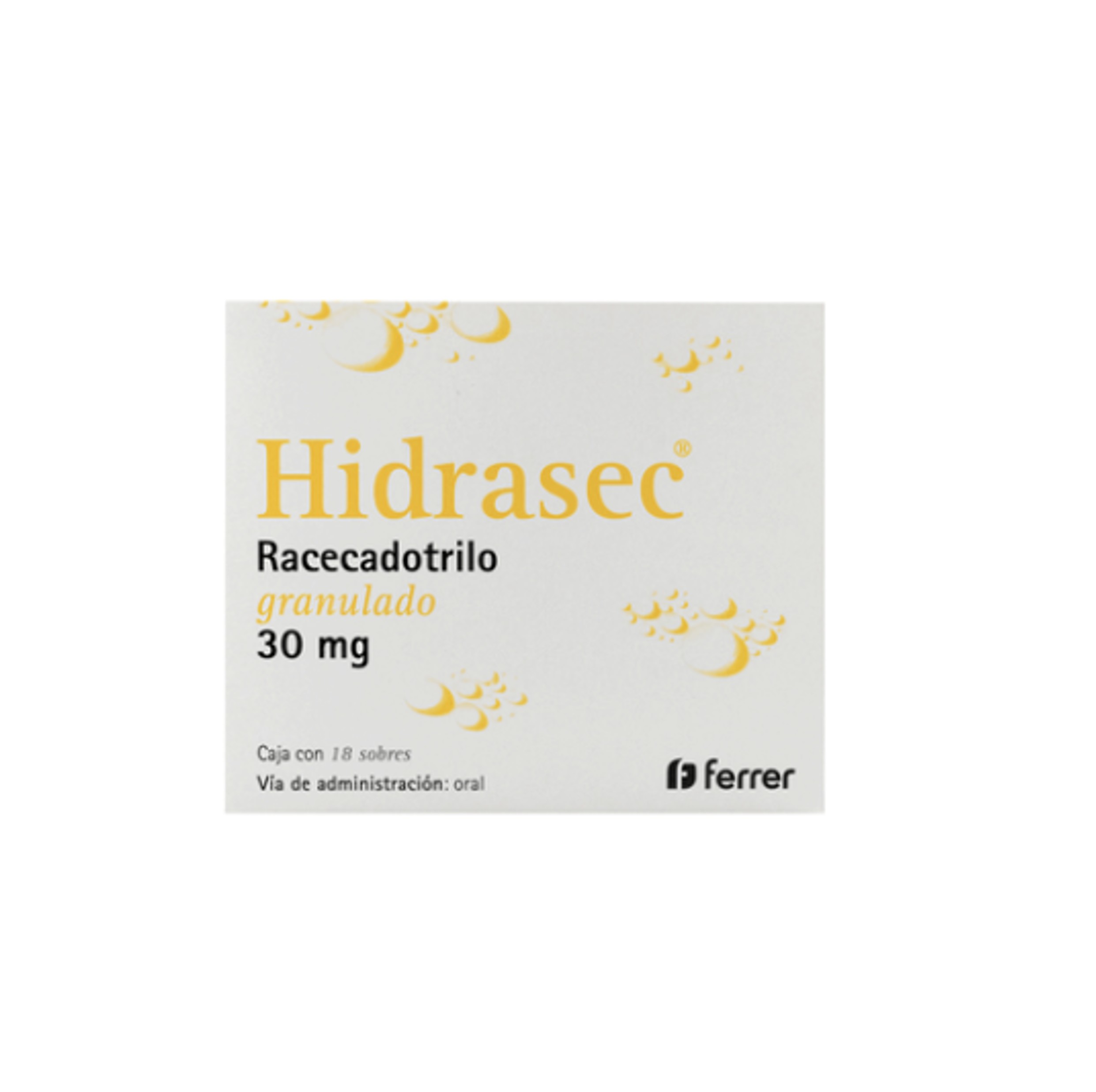 HIDRASEC GDO 30 MG C/18 SOBRES