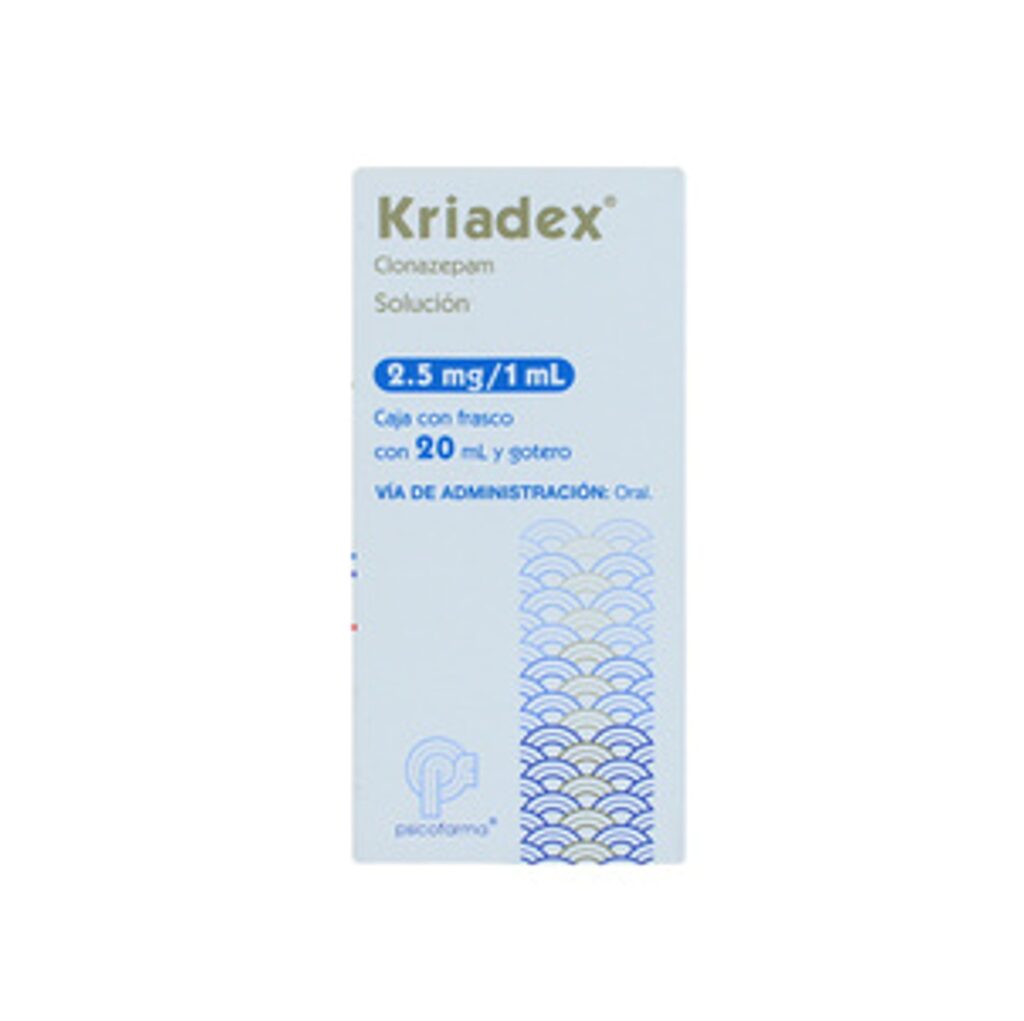 KRIADEX 2.5 MG/ML 20ML FRASCO