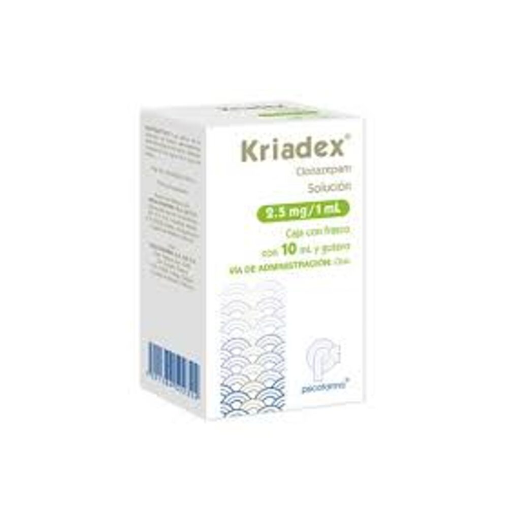 KRIADEX SOL 2.5 MG C/10 ML